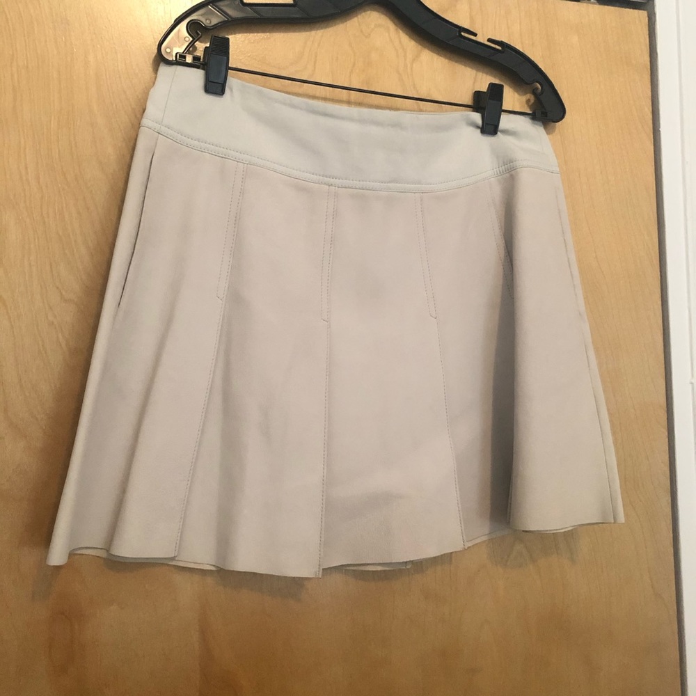 Vince leather mini skirt